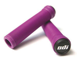 ODI Soft Flangeless Longneck Scooter Grips - Purple
