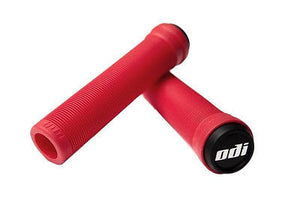 ODI Soft Flangeless Longneck Scooter Grips - Red