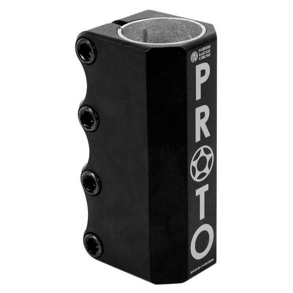 PROTO SCS FULL KNUCKLE CLAMP - PRO SCOOTER CLAMP - BLACK