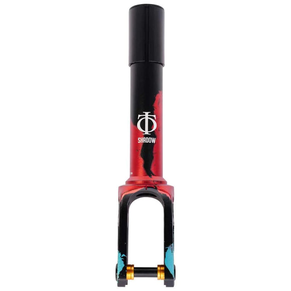 OATH SHADOW SCS/HIC FORK - Black/Teal/Red